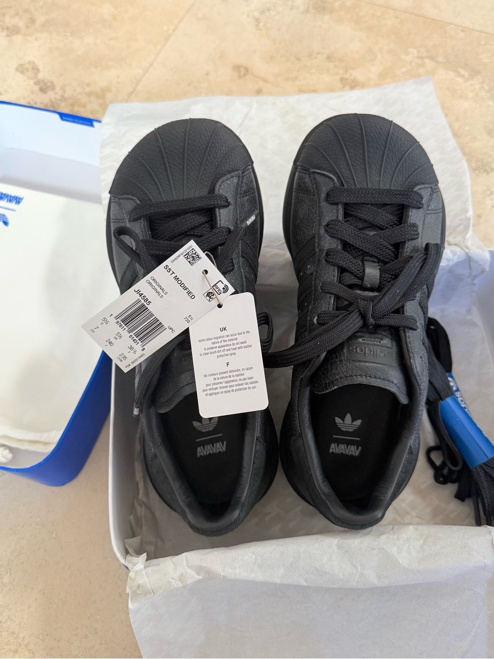 adidas x avavav modified superstar Leather Sneakers